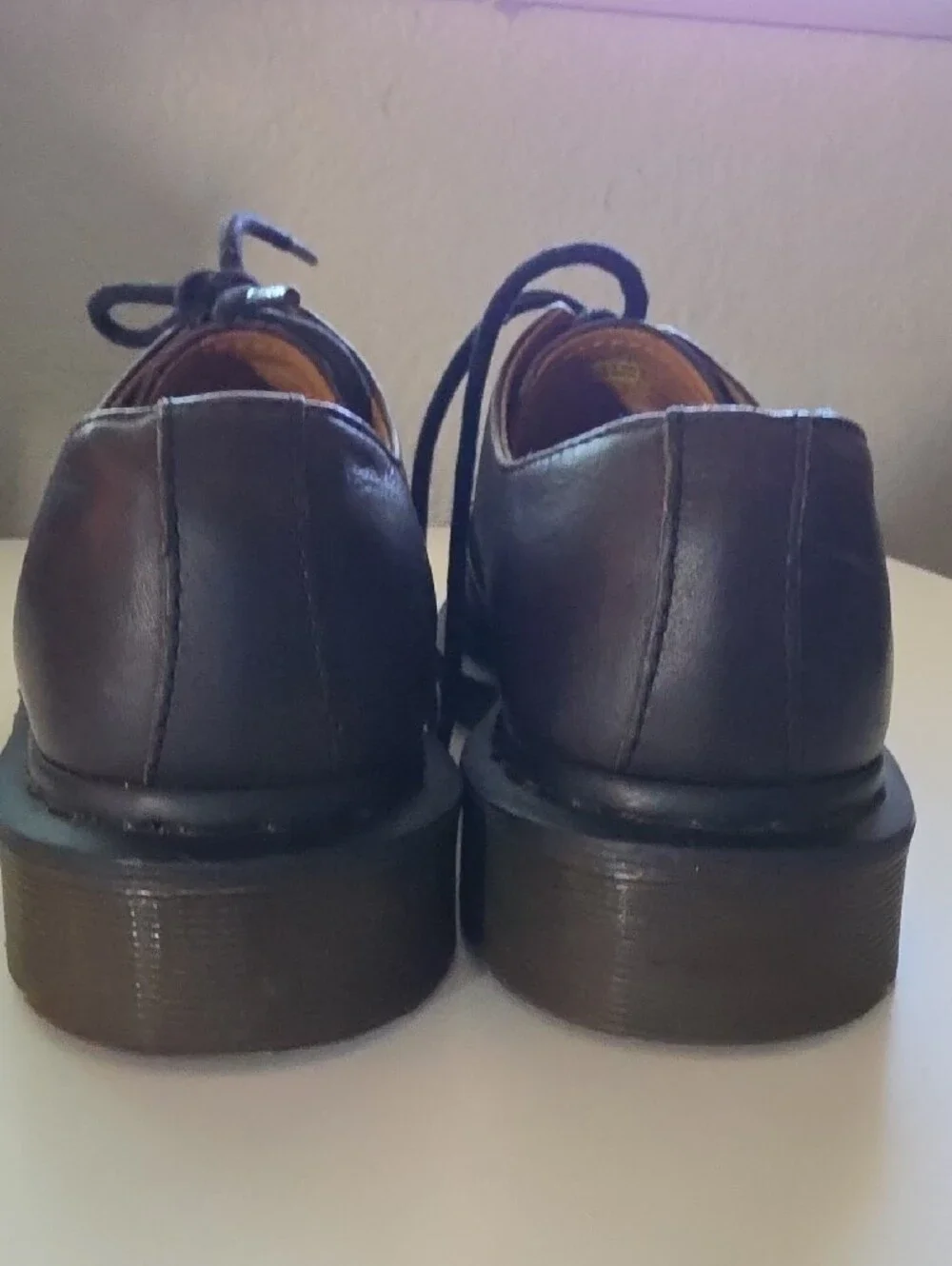 Dr. Martens Dark Brown Leather Derby Shoes
